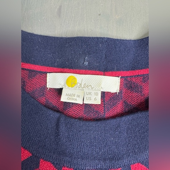 Boden Phoebe Knitted Dress with a herringbone pattern - Picture 5 of 9